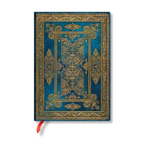 PAPERBLAN Notizbuch Blue Luxe       Midi PB9592-7  blanco, blau        144 Seiten