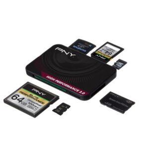 PNY       Flash Card Reader High Perf. FLASHREAD-HIGPER-BX USB 3.0
