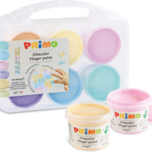 PRIMO     Fingermalfarbe         Pastell 004757    6x100g