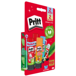 PRITT     Klebestift + Fun Colors 900326    2x22g + blau, orange 2x20g