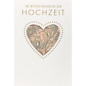 ABC       Hochzeitskarte          Spitze 006008100                             B6