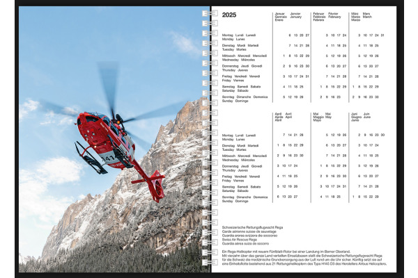 CALENDARI Agenda Photo-Almanach 2025 36204765 1W/1S ML A5 - Paul Morger 