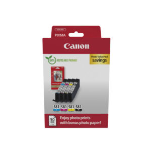 CANON     Photo Valuepack          BKCMY CLI-581   Pixma TR7550           4x5.6ml