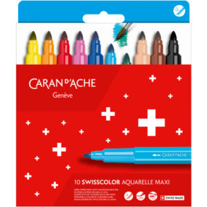 CARAN D'A Fasermaler Swisscolor Maxi 195.410   10 Stück