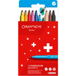 CARAN D'A Fasermaler Swisscolor 285.410   10 Stück