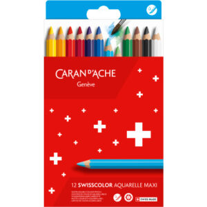 CARAN D'A Farbstifte Swisscolor 498.812   Maxi                  12 Stück