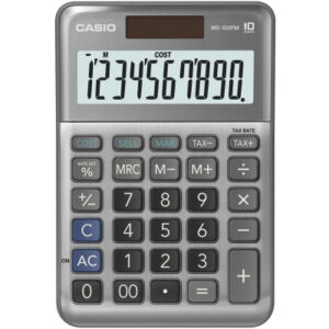 CASIO     Tischrechner MS-100FM  grau