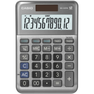 CASIO     Tischrechner MS-120FM  grau