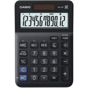 CASIO     Tischrechner MS-20F    schwarz