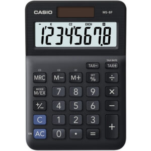 CASIO     Tischrechner MS-8F     schwarz