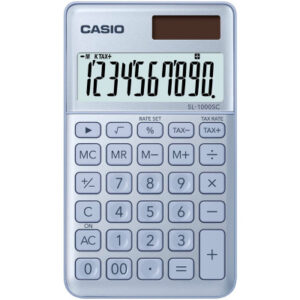 CASIO     Taschenrechner SL-1000SC blau
