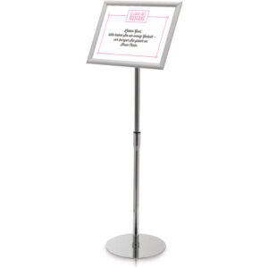 DEFLECTO  Bodenständer m. Klapprahmen A3 SFA3SFS   grau             33x90-128.5cm