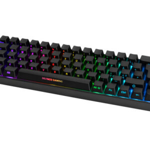DELTACO   Mech RGB TKL Gaming Keyboard GAM100CH  Black  Wireless, DK440