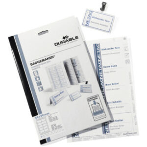 DURABLE   Etiketten Badgemaker 145702    90x60mm              180 Stück