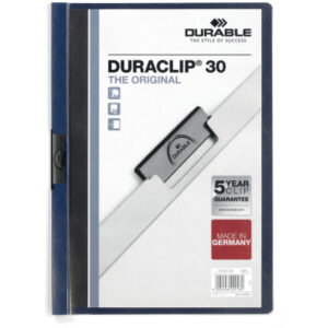 DURABLE   Klemmhefter DURACLIP 30 220028    für 30 Blatt A4      nachtblau