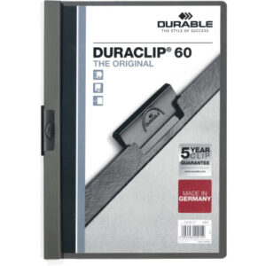 DURABLE   Klemmhefter DURACLIP 60     A4 220957    anthrazit