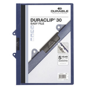 DURABLE   Klemmhefter 30 EASY FILE 222907    für 30 Blatt A4     dunkelblau