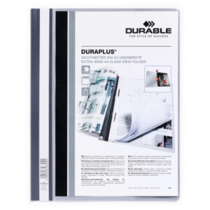 DURABLE   Angebotshefter DURAPLUS 257910    für 100 Blatt A4          grau