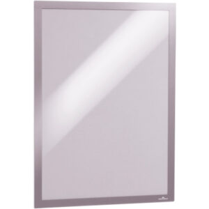 DURABLE   Sichtfenster Duraframe 487323    silber, selbstklebend   2 Stk.