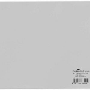 DURABLE   Register PP          A4 1/2 H. 650010    grau             A-Z 20-teilig