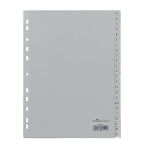 DURABLE   Register PP                 A4 650810    grau             A-Z 24-teilig
