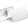 DURABLE   Namensschild Click Fold 821419    m.Kombiklemme, 54x90mm  25Stk.