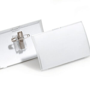 DURABLE   Namensschild Click Fold 821419    m.Kombiklemme, 54x90mm  25Stk.