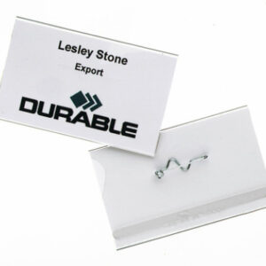 DURABLE   Namensschild 860419    90x54mm               10 Stück