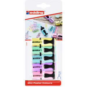EDDING    Textmarker mini 7        1-3mm 51099-000 Pastell                5 Stück