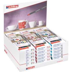 EDDING    Display Porzellanmarker 4200 50.292    6xFamily/Warm/Cool       1-4mm