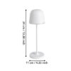 EGLO      Tischleuchte Mannera 900458    grau, Akku – Bild 3