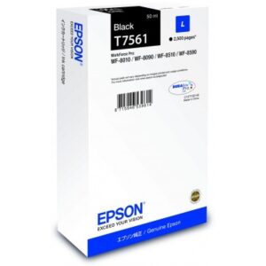 EPSON     Tintenpatrone L        schwarz T75614N   WF 8010/8090       2500 Seiten