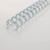GBC       Drahtbinderücken 11mm       A4 RG810770  weiss, 34 Ringe      100 Stück – Bild 3