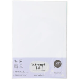 I AM CREA Shrinkfolie A4 4010.5    Drucker, 5 Blatt