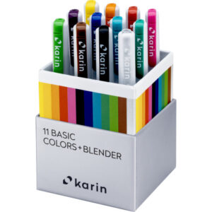 KARIN     Real Brush Pen Pro       0.4mm 31C1      Basic Colours         12 Stück