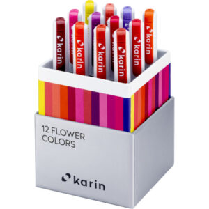 KARIN     Real Brush Pen Pro       0.4mm 31C4      Flower colours        12 Stück