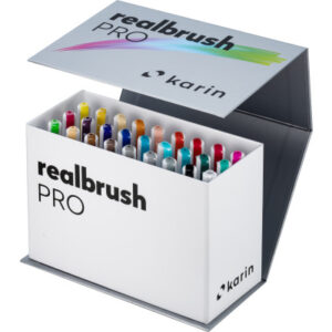KARIN     Real Brush Pen Pro       0.4mm 31C9      Mini Box, 1 Blender   26 Stück