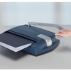 LEITZ     Ent-Binder für impressBIND 140 74480000  silber/blau         50x7x340mm – Bild 2