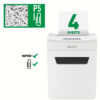 LEITZ     Aktenvernichter IQ Protect 80940000  4M, P-5, 14lt – Bild 3