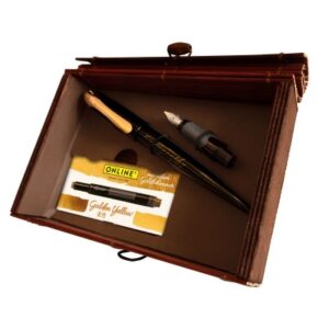 ONLINE    Füllhalterset Air Rose 10058     black               Bamboo Box