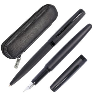 ONLINE    Geschenkset Eleganza         M 34573     black, Lederetui