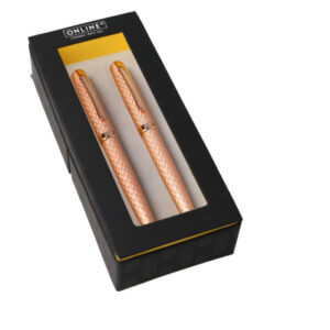 ONLINE    Füllhalter/Kugelschreiber Set 34665     Diamond, rosegold