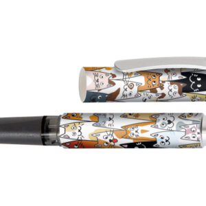 ONLINE    Rollerball Campus II     0.7mm 61367/3D  Fluffy Cats, blau