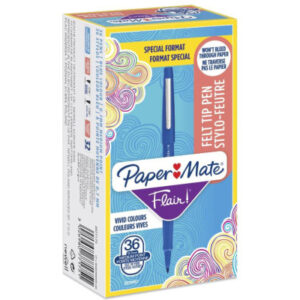 PAPERMATE Faserschreiber           0.7mm 2077175   Flair blau            36 Stück