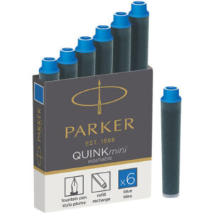 PARKER    Gelmine Quink Mini 1950409   blau                   6 Stück