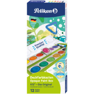 PELIKAN   Farbkasten K12 701310    grün                 12 Farben
