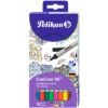 PELIKAN   Fineliner                0,4mm 940676    10 Farben, Etui