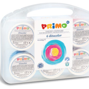 PRIMO     Fingermalfarbe          6x100g 3542      ass.