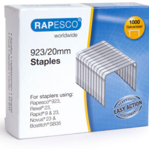 RAPESCO   Heftklammern          923/20mm 1241      1000 Stück            verzinkt