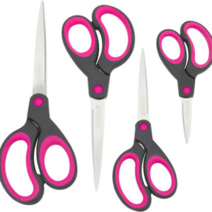 RAPESCO   Schere Soft-Grip 1575      4 Stück                   pink